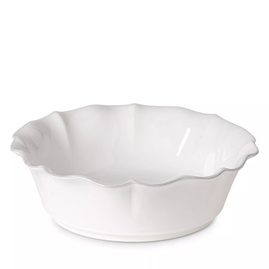 Rosa White Serving Bowl