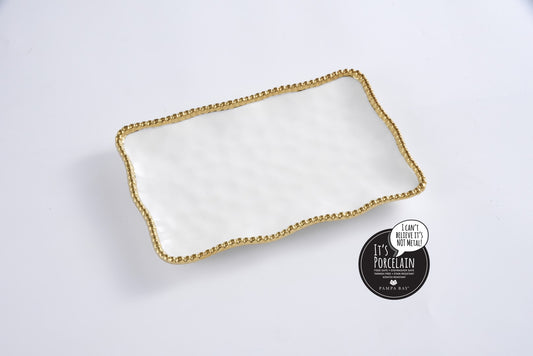 Pampa Bay Small Platter Beaded