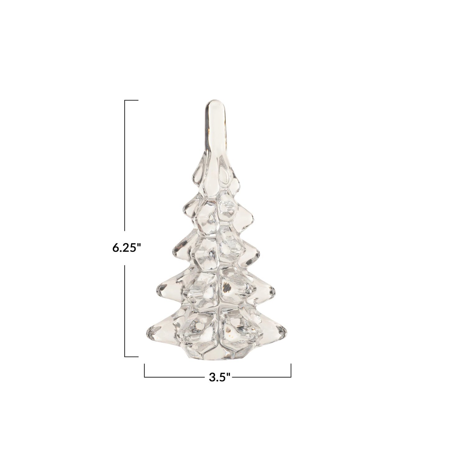 Glass Christmas Tree, 2 sizes