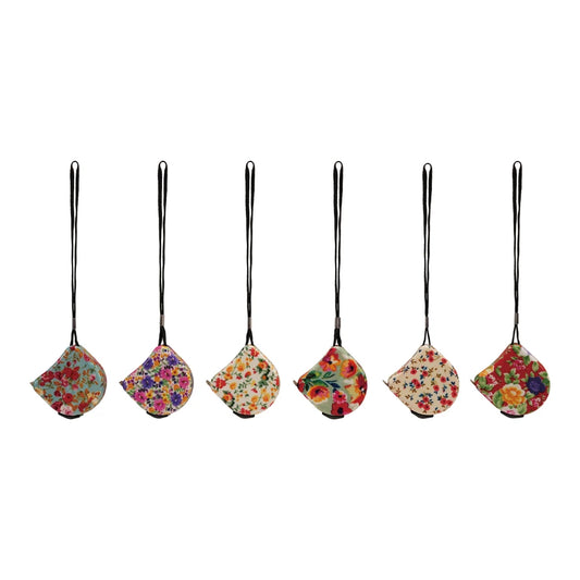 Plastic Tape Measure w/ Floral Patter & Wrist Strap, 6 styles
