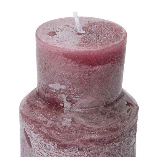 Unscented Totem Pillar Candle, Berry