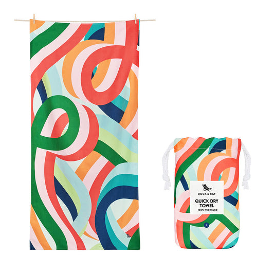 Cabana Beach Quick Dry Towel - Fruit Loops XL