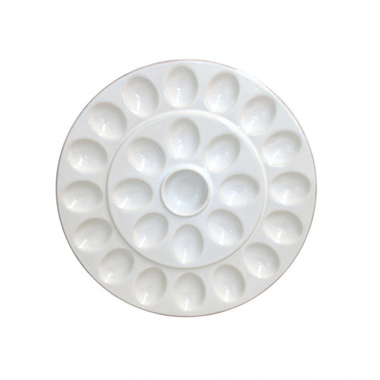 Cook & Host Egg Platter, White
