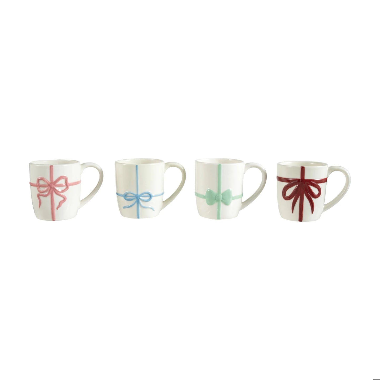 12oz Stoneware Mug with Embossed Mug, 4 Colors