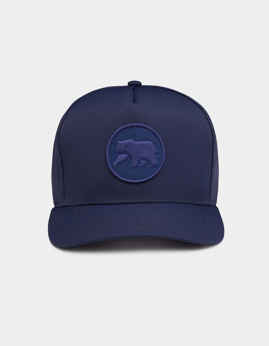 TNB Diamond 5 Panel Circle Patch- Navy- One Size