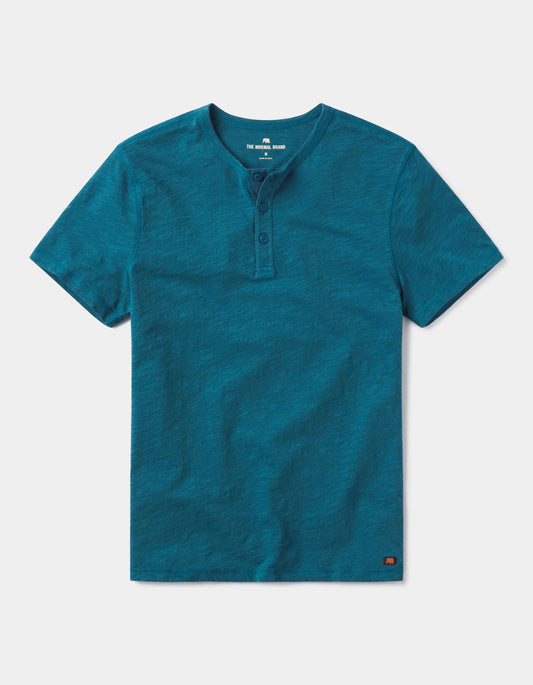 TNB SS Slub Henley- Teal
