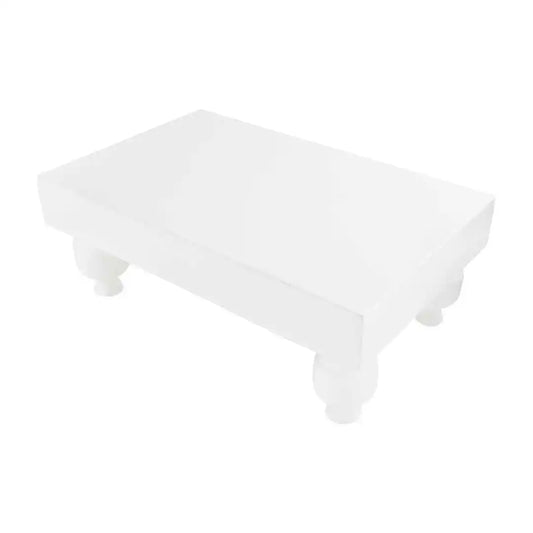 White Serving Stand