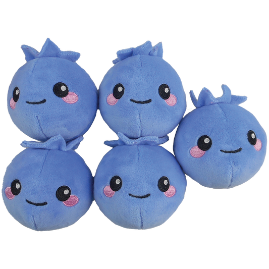 Berry Blueberries Furry and Fleece Plush