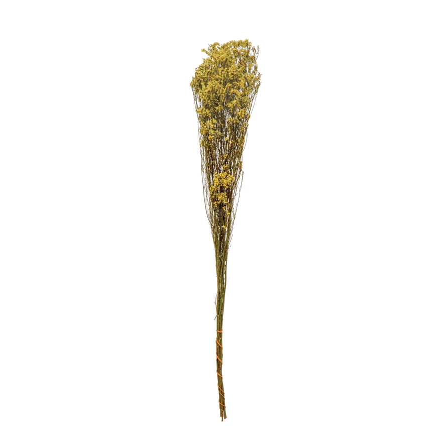 32" H Dried Natural Love Grass Bunch, Green & Yellow