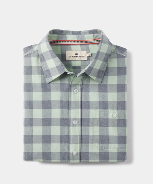 TNB Jasper Button Down Saguaro Check