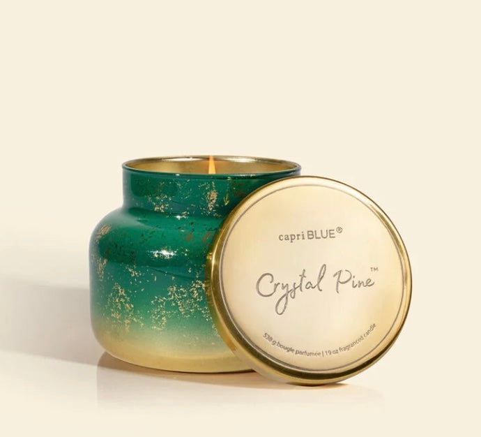 19oz Glimmer Crystal Pine Signature Jar