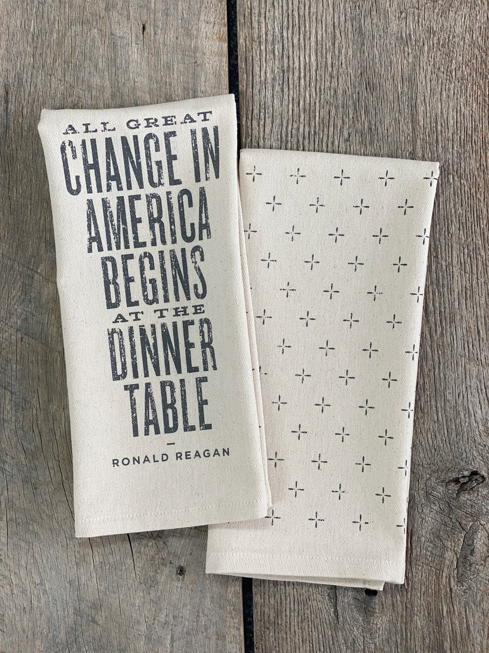 Ronald Reagan Quote Kitchen Towel