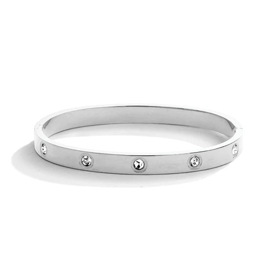 Bracelet CZ Hinged Bangle